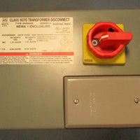 Square D Class 9070 MN500G0 Ser A,  NEMA 1 Encl Transformer Disconnect 500 VA