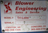 Blower Engineering Tri-Lobe TL 100 Blower Package w/ Baldor EM4115T Motor 50HP