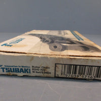 Tsubaki RS40 RIV Roller Chain 10 FT Single Strand, Riveted