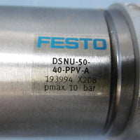 FESTO DSNU-50-40-PPV-A 193994 X208 Double Acting Pneumatic Cylinder