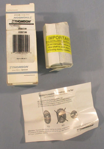 Thomson SSEM25WW Closed Round Rail Round Ball Bushing 25mm ID