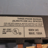 ALLENBRADLEY 190L13 SER. A 690V 108A THREEPHASE BUSBAR