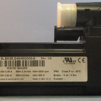 B&R Emerson 8LSA25.D4045D0000 Rev. C4 Servo Motor 4500rpm 400V 9mm Shaft Dia.