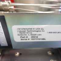 VideoJet Marsh Printhead 1600 FD Series 26518 LCP Ink Jet System 16 Solenoid