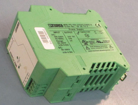 Phoenix Contact MINIPS100240AC/24DC/2 Power Supply 5060Hz 13…+140°F