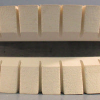 Unbranded Grooved Gum Feed Belt Rubber 6" Outer Dia 5" Inner Dia 2" Width