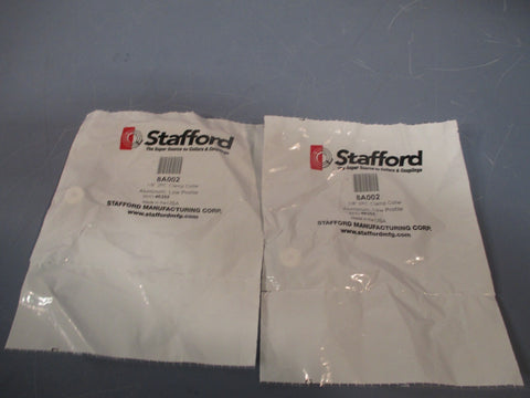 Lot of (2) Stafford TwoPiece ClampType Shaft Collar 1/8" 8A002