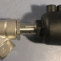 Burkert 2000 Pneumatic Valve 00454621 Pilot 65145PSI 2Way Solenoid PTFE SS