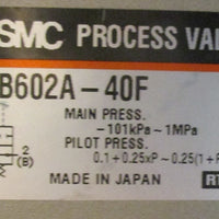 SMC VNB602A40F Process Valve 2 Port Valve For Flow Control VNB Series