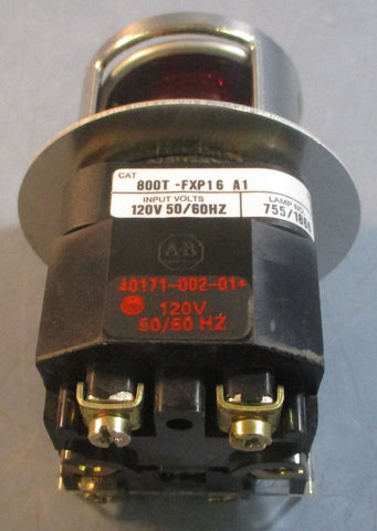 Allen Bradley 800T-FXP16 A1 Ser T Illuminated Push Pull Button 40171-002-01 120V