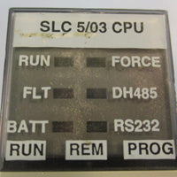 Allen Bradley 1747-L532 Processor Unit SLC 500 Ser C 5-24VDC With Key