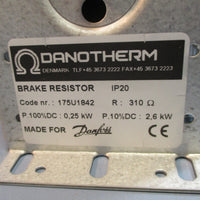 Danotherm 175U1842 Brake Resistor IP20 310 Ohm 0 25kW 2.6 kW