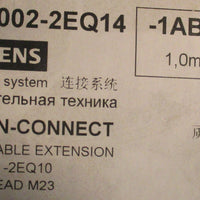 SIEMENS 800Plus 6FX8002-2EQ14-1AB0 Motion-Connect Signal Cable Extension 1.0m