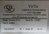 SP Industries VirTis Genesis 25EL Lyophilizer 208/230 Volt 1 Phase, Part 444994