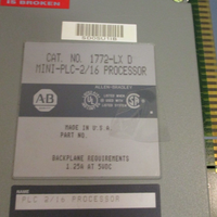 ALLEN BRADLEY MINI-PLC 2/16 PROCESSOR MODULE SERIES D FWR F 1772-LX  D
