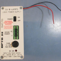 Opto 22 SNAP-PS5 Logic Power Supply 5V at 4A 95-130VAC at 47-63Hz 50W Max