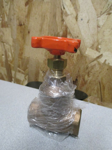 STOCKHAM GLOBE VALVE 1/2" BRONZE CLASS 125, 125SWP, 200CWP, FIG B13T