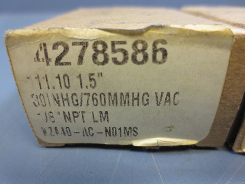 2 Nib SMC 4278586 111101.5" Gauge 1/8" Inch Npt