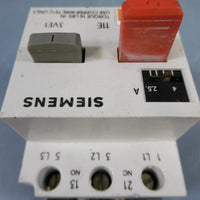 Siemens 3VE10152JU00 Motor Starter Protector G/8708A76