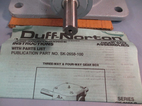 Duff Norton SK2658-1 Three-Way Gearbox SK2658M2L