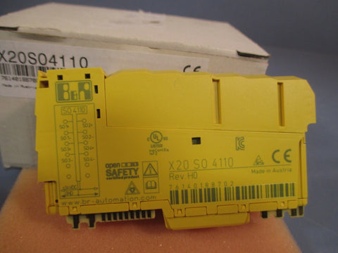 B&R Automation  Safe Digital Input Module, Safety Controller X20SLX410 w/X20BM33