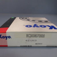 KOYO Deep Groove Ball Bearing 6312C3 BC3008070000
