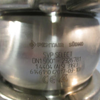 PENTAIR SUDMO SVP DIVERTER SANITARY CONTROL VALVE 6BAR 1.5" 316 SS BODY 2344333