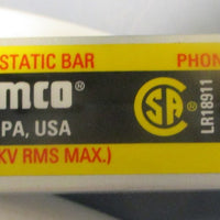 Simco Model MEB Shockless Static Bar 9KV Max 7KV RMS Work 7" L