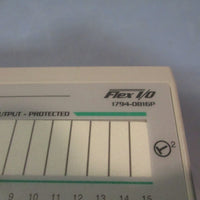 Allen Bradley 1794OB16P Flex I/O 24VDC Source Output Module with 1794TB3 Base