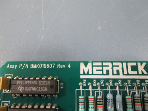 Merrick BMK019607 Rev 4 Scale PCU Board  Used