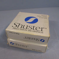 Lot of (2) Shuster Deep Groove Ball Bearing 63082RSJEM