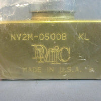 DMIC NV2M0500B Needle Valve ½" 2000 PSI 15 GPM 57 LPM 138Bar Max NEW