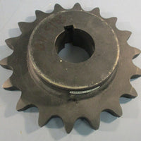 Tsubaki 100B18F1 15/16 Roller Chain Sprocket 18 Teeth 115/16" Bore