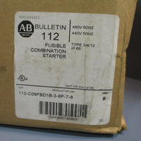 Allen-Bradley Fusible Combination Starter Series B 112-C09FBD1B-3-6P-7-8