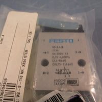 FESTO VS-3-1/8 2334 3/2 Way Mechanically Stem Actuated Pneumatic Valve