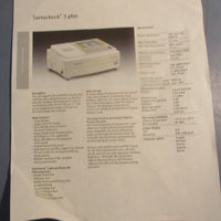 Sartorius Stedim Sartocheck 3 Plus Integrity Tester 16290 Does Not Power On