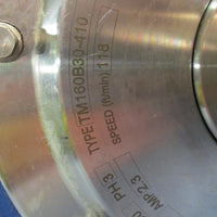 Van Der Graaf TM160B30410 Motor Drum Conveyor Pulley SS 19" Wide 7" OD
