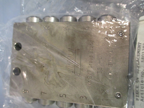 LINCOLN SSV DIVIDER VALVE BLOCK SSVVA 619274751