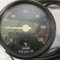 Jumo 8201-21-60/006/028/051/059/60 Dial Thermometer 1619 2841-00 0-120°C