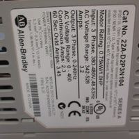 AllenBradley 22AD2P3N104 PowerFlex 4 General Purpose AC Drive 3PH 0.75kW/1.0HP