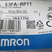Omron E3FARP11 Photoelectric Sensor 10 to 30V DC  New