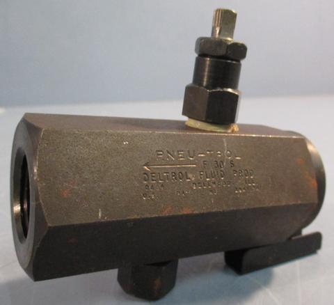 Deltrol Fluid Products F30S PneuTrol Flow Control Valve F 30S