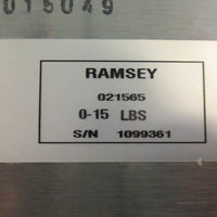 Ramsey 021565 Load Cell 0-15 Lbs 4-1/2" Length 4-1/4" Width 61086