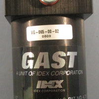 GAST VG-065-00-02 Multi-Stage High Vacuum Generator VG0650002