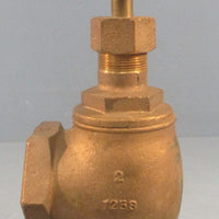 Stockham B-216 Bronze Angle Valve 2" 125 PSI SWP 300 PSI WOG