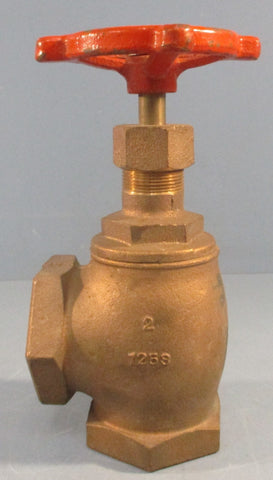 Stockham B-216 Bronze Angle Valve 2" 125 PSI SWP 300 PSI WOG