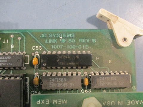 Modicon JC Systems 100710001B Link Circuit Board REV B 3 Integrated Circuits