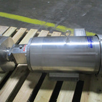 Fristam FPR742180 Hygenic Centrifugal Pump w/ Baldor CSSEWDM3711T 10HP Motor