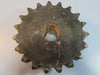 Tsubaki D140B19F 2-1/2 Double Row Keyed 2-1/2" Bore to Size Sprocket Used