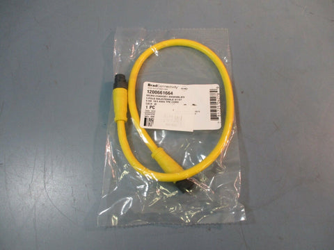 BradConnectivity Micro-Change Assemblies 1200661664 5-Pole Male/Female ST/ST NEW